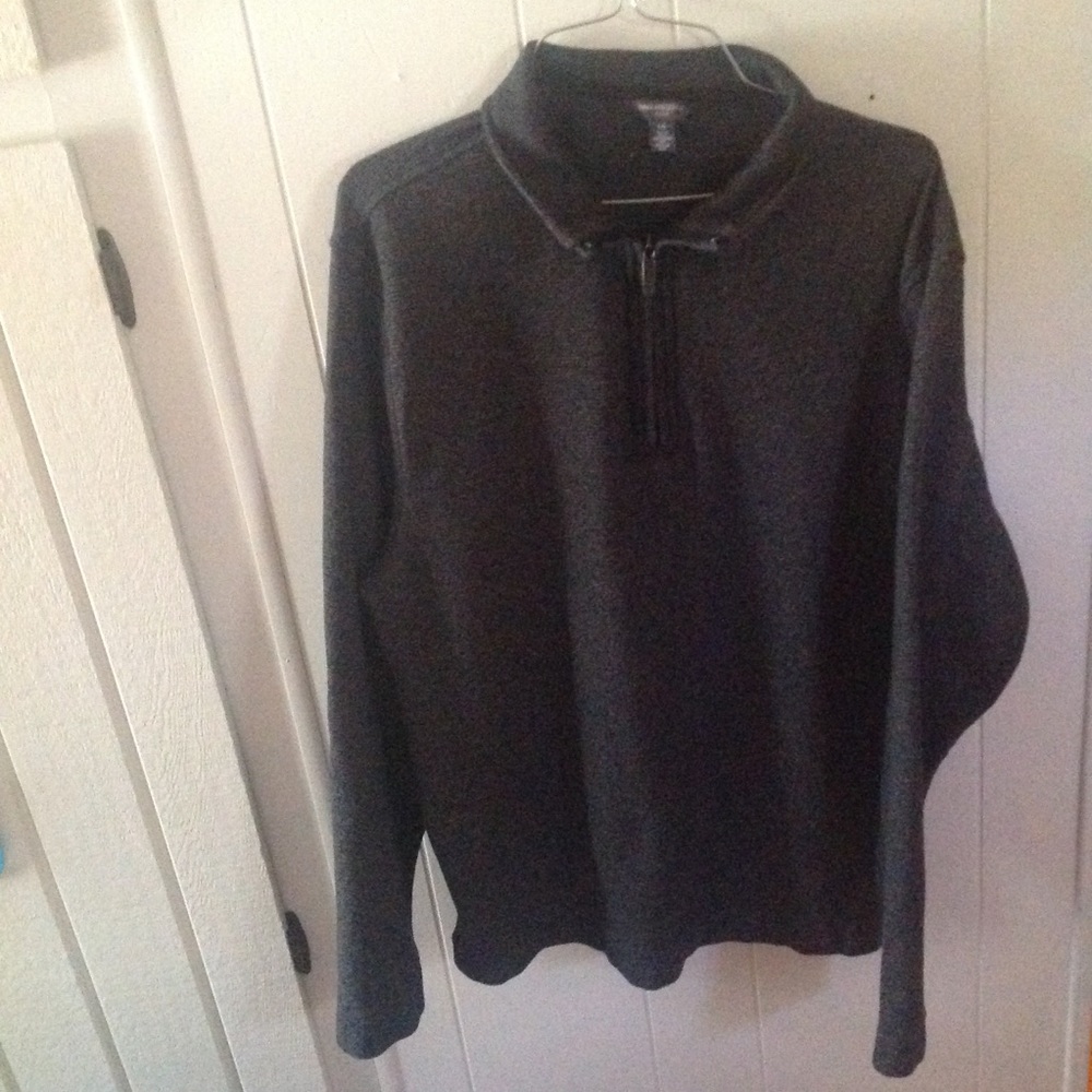 Mens Van Heusen 1/4 Zip Sweater Long Sleeve